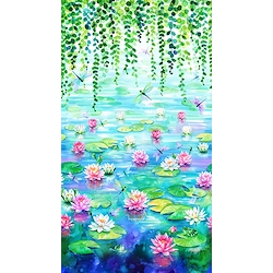 Water Lily - Wading With Water Lilies